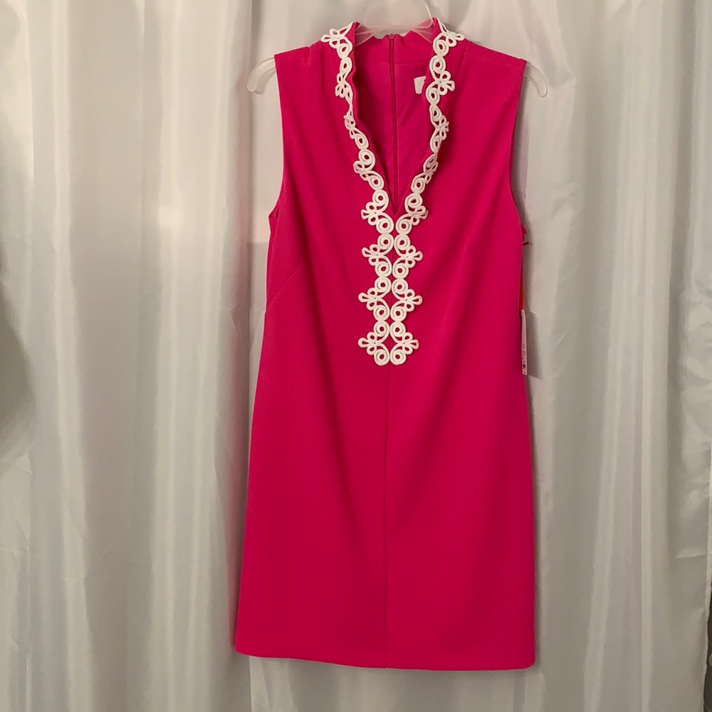 Hot pink summer dress